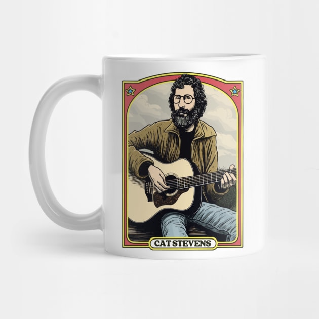 Cat Stevens / Retro Fan Artwork Illustration by DankFutura